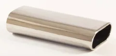 Endrohr 11 - 70x90mm ovale à rebord en acier inoxydable tuyau d'échappement