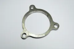 Bride 3 trous en acier inoxydable 9mm d'épaisseur ø 58mm intérieur Dimensions du trou 70x70x70mm