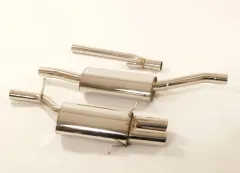 Échappement sport FMS pour Audi A4 B5 Quattro 2.4 2.6 2.8 2.5TDI en acier inoxydable avec homologation CE (sans inscription)