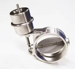 Commande de clapet ø 70 mm 2,75" ouvert, clapet d'échappement à commande par pression en acier inoxydable