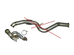 Coude pour Fiat Downpipe 220211 pour T3, T3/T60, T3/T4, GT30, GT35