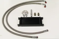 Kit radiateur d'huile VR6 complet avec radiateur d'huile noir à 16 rangées