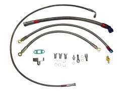 Kit de raccordement d'huile et d'eau pour moteurs 1.8T avec turbocompresseur à paliers lisses K04, T3/T4, GT28 etc.