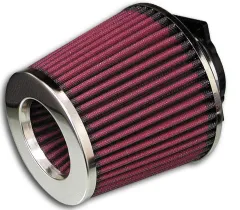 Filtre à air ouvert / Cold AIR Intake 89 mm avec adaptateurs pour ø 85 mm, 75 mm, 70 mm et 60 mm