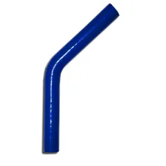 Coude silicone 45° degré 13mm diamètre intérieur bleu L 100mm 3 couches 4mm épaisseur de paroi