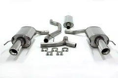 Simons Système d'échappement sport en acier inoxydable duplex, diamètre 100 mm, pour SAAB 9-3 Turbo (réservoir 58 L)