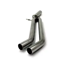 Simons Racepipe en acier inoxydable Silencieux central tube de remplacement 63,5 mm pour Audi A4 (B6) 2WD Limousine/Avant/Combi 1.8T