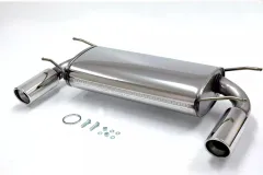 Simons Echappement sport inox duplex 90 mm + 90 mm pour Mazda MX-5, Miata Coupe & Cabrio