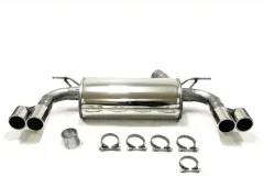 Simons Échappement sport en acier inoxydable Système Duplex 2x 80 mm pour BMW F36 420i, 430i