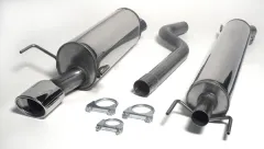 Échappement sport Simons pour Opel Astra H GTC bicorps ø 63,5mm en acier inoxydable avec homologation CE (sans inscription)