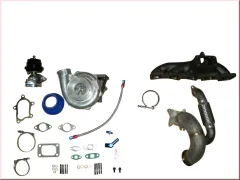 Kit turbo Fiat Coupé 20v Turbo jusqu'à 400 ch GT3076 + collecteur d'échappement + soupape de décharge jusqu'à 400 ch