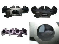 Collecteur turbo pour Golf VW 16v fonte nickelée T3 bride + 38mm WG collecteur turbo coude