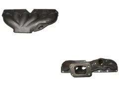 Collecteur turbo R32 V6 Golf 4 A3 3.2L Nickel moulé T3 bride + 38mm Turbo coude