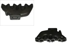 Collecteur turbo VR6 12v Collecteur d'échappement T3 + T4 bride + raccord WG 38mm