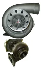 Turbocompresseur GTR-650 HF (GT3584, GT35, GT35/40) 650CV 70>82A/R 360° roulement de course