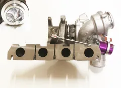 Turbocompresseur Upgrade Hybrid K04-064 pour 2.0 TFSI Audi S3, TTS, Golf 6 R GTI, Cupra R jusqu'à 400ch 53049880064 + GTX2867R roue de compresseur EA113