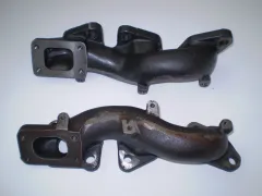 Collecteur turbo Twin en fonte pour Nissan 300ZX avec bride T25