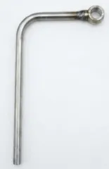 Conduite d'eau coudée pour VR6 Turbo avec œillet de ø 14 mm, longueur env. 270 mm, diamètre extérieur du tuyau ø 10 mm